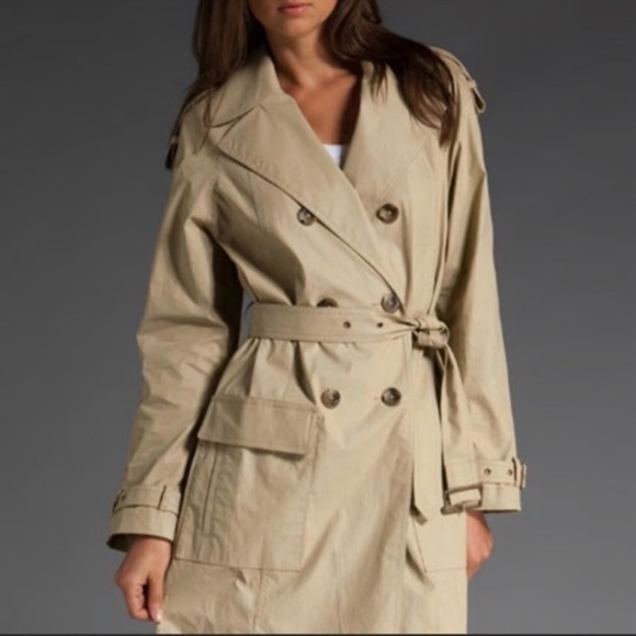 Vince Jackets & Blazers - Vince Tan Trench Coat